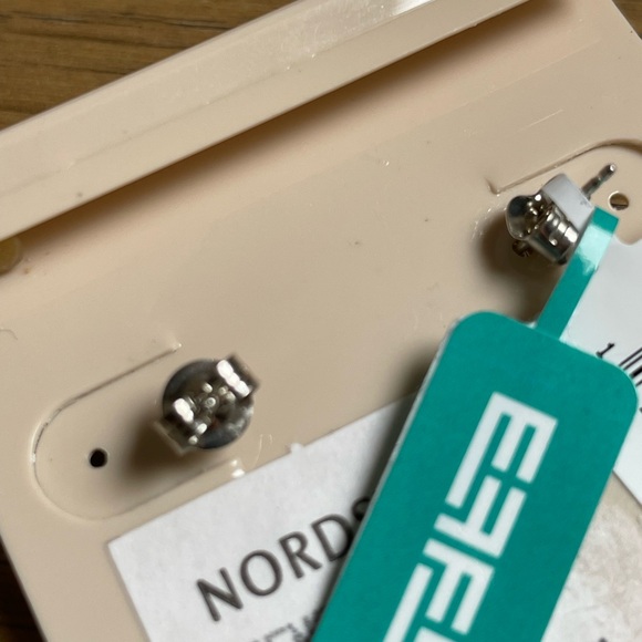 Effy Sterling Silver Pavé Diamond Cushion Stud Earrings - Picture 4 of 5